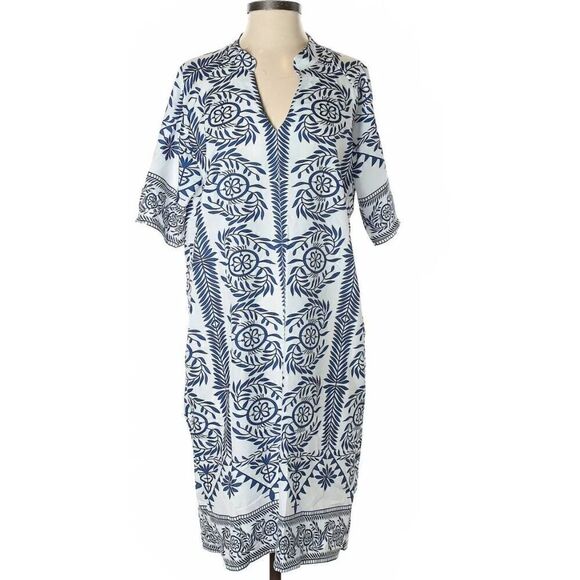 MISSLOOK Dresses & Skirts - Misslook Women Boho Blue Casual Dress L